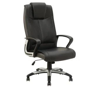 Y-2880 ホットレザー表面ブラックオフィス回転椅子/家具椅子